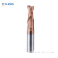 Solid Carbide Diamond 2Flute End Mills Copper Coating